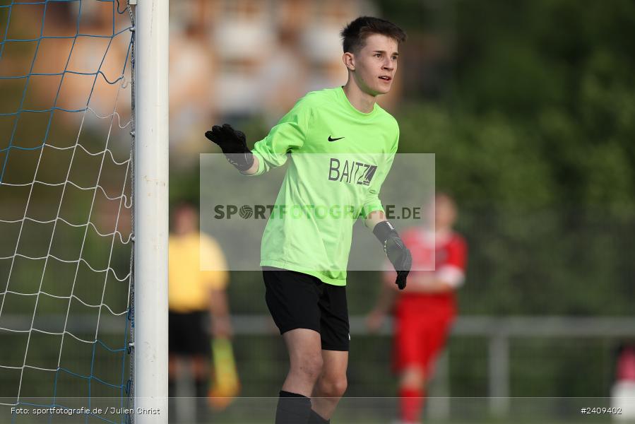 Sportgelände, Lohr am Main, 16.05.2024, sport, action, BFV, Fussball, Mai 2024, B-Junioren, Finale, U17 Landräte Pokal Main-Spessart, TUS, JFG, SG TuS Frammersbach, JFG Spessarttor - Bild-ID: 2409402 Sportgelände, Lohr am Main, 16.05.2024, sport, action, BFV, Fussball, Mai 2024, B-Junioren, Finale, U17 Landräte Pokal Main-Spessart, TUS, JFG, SG TuS Frammersbach, JFG Spessarttor - Bild-ID: 2409402