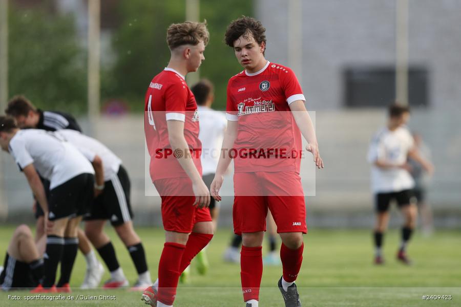 Sportgelände, Lohr am Main, 16.05.2024, sport, action, BFV, Fussball, Mai 2024, B-Junioren, Finale, U17 Landräte Pokal Main-Spessart, TUS, JFG, SG TuS Frammersbach, JFG Spessarttor - Bild-ID: 2409423 Sportgelände, Lohr am Main, 16.05.2024, sport, action, BFV, Fussball, Mai 2024, B-Junioren, Finale, U17 Landräte Pokal Main-Spessart, TUS, JFG, SG TuS Frammersbach, JFG Spessarttor - Bild-ID: 2409423