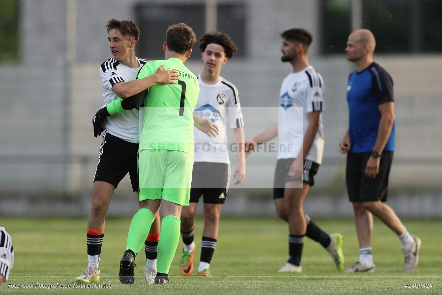 Sportgelände, Lohr am Main, 16.05.2024, sport, action, BFV, Fussball, Mai 2024, B-Junioren, Finale, U17 Landräte Pokal Main-Spessart, TUS, JFG, SG TuS Frammersbach, JFG Spessarttor - Bild-ID: 2409424 Sportgelände, Lohr am Main, 16.05.2024, sport, action, BFV, Fussball, Mai 2024, B-Junioren, Finale, U17 Landräte Pokal Main-Spessart, TUS, JFG, SG TuS Frammersbach, JFG Spessarttor - Bild-ID: 2409424