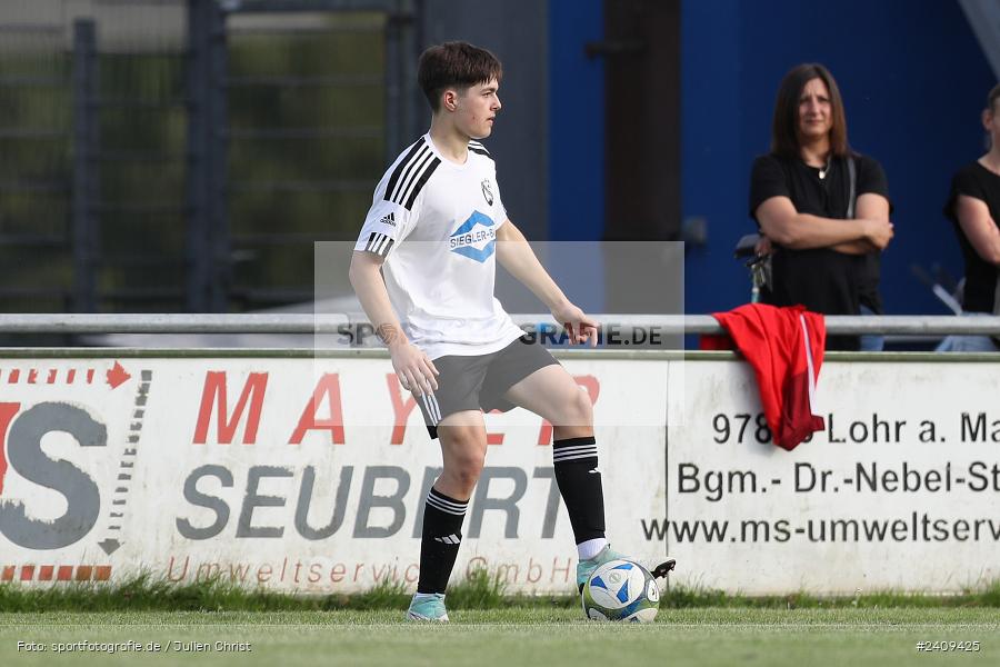 Sportgelände, Lohr am Main, 16.05.2024, sport, action, BFV, Fussball, Mai 2024, B-Junioren, Finale, U17 Landräte Pokal Main-Spessart, TUS, JFG, SG TuS Frammersbach, JFG Spessarttor - Bild-ID: 2409425 Sportgelände, Lohr am Main, 16.05.2024, sport, action, BFV, Fussball, Mai 2024, B-Junioren, Finale, U17 Landräte Pokal Main-Spessart, TUS, JFG, SG TuS Frammersbach, JFG Spessarttor - Bild-ID: 2409425
