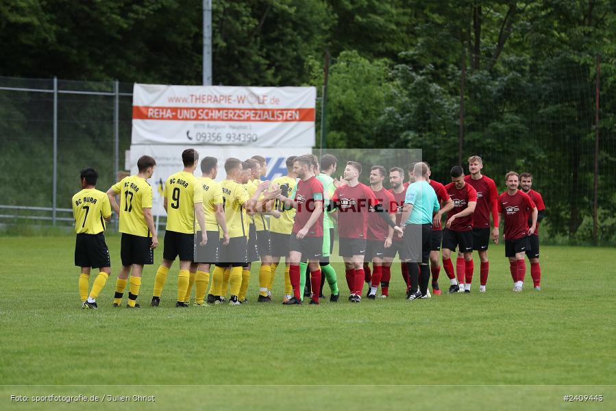 Sportgelände, Aura im Sinngrund, 17.05.2024, sport, action, BFV, Fussball, Mai 2024, Kreisklasse Würzburg Gr. 3, TUS, BCA, TuS Frammersbach II, BSC Aura - Bild-ID: 2409443