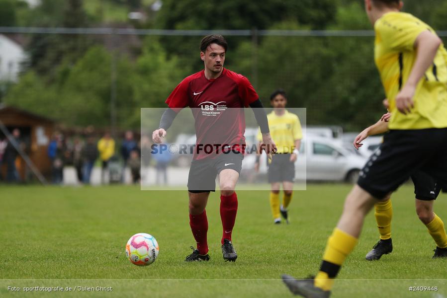 Sportgelände, Aura im Sinngrund, 17.05.2024, sport, action, BFV, Fussball, Mai 2024, Kreisklasse Würzburg Gr. 3, TUS, BCA, TuS Frammersbach II, BSC Aura - Bild-ID: 2409448