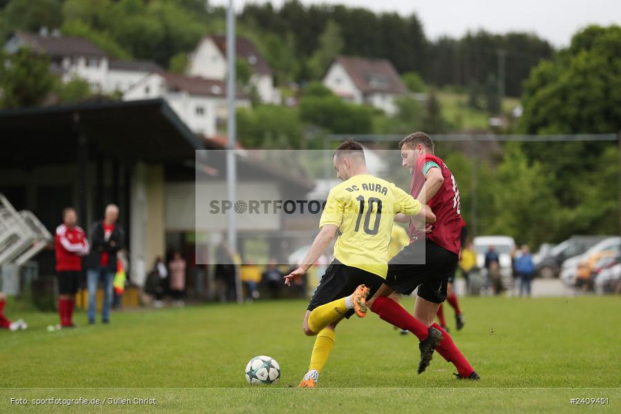 Sportgelände, Aura im Sinngrund, 17.05.2024, sport, action, BFV, Fussball, Mai 2024, Kreisklasse Würzburg Gr. 3, TUS, BCA, TuS Frammersbach II, BSC Aura - Bild-ID: 2409451 Sportgelände, Aura im Sinngrund, 17.05.2024, sport, action, BFV, Fussball, Mai 2024, Kreisklasse Würzburg Gr. 3, TUS, BCA, TuS Frammersbach II, BSC Aura - Bild-ID: 2409451