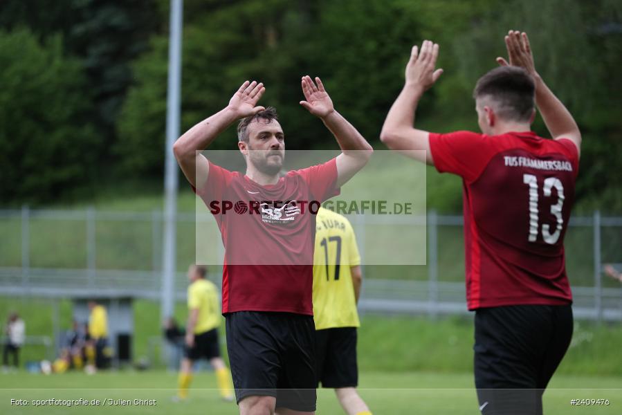 Sportgelände, Aura im Sinngrund, 17.05.2024, sport, action, BFV, Fussball, Mai 2024, Kreisklasse Würzburg Gr. 3, TUS, BCA, TuS Frammersbach II, BSC Aura - Bild-ID: 2409476