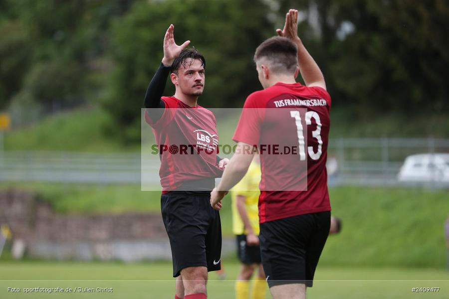 Sportgelände, Aura im Sinngrund, 17.05.2024, sport, action, BFV, Fussball, Mai 2024, Kreisklasse Würzburg Gr. 3, TUS, BCA, TuS Frammersbach II, BSC Aura - Bild-ID: 2409477