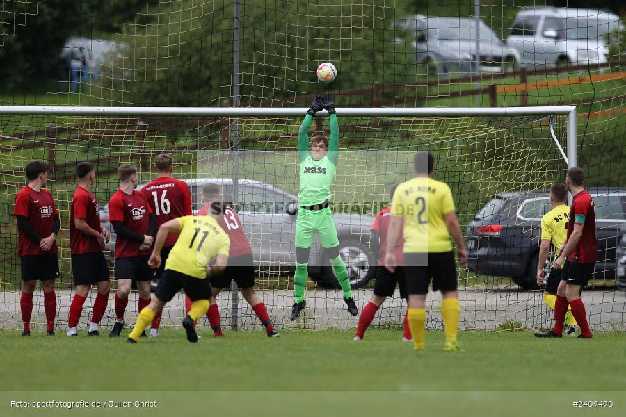 Sportgelände, Aura im Sinngrund, 17.05.2024, sport, action, BFV, Fussball, Mai 2024, Kreisklasse Würzburg Gr. 3, TUS, BCA, TuS Frammersbach II, BSC Aura - Bild-ID: 2409490