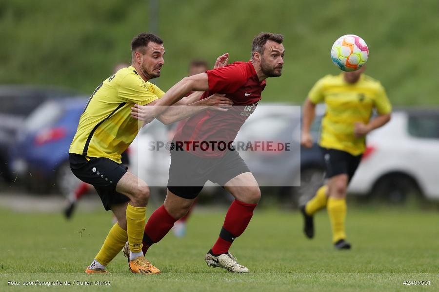 Sportgelände, Aura im Sinngrund, 17.05.2024, sport, action, BFV, Fussball, Mai 2024, Kreisklasse Würzburg Gr. 3, TUS, BCA, TuS Frammersbach II, BSC Aura - Bild-ID: 2409501