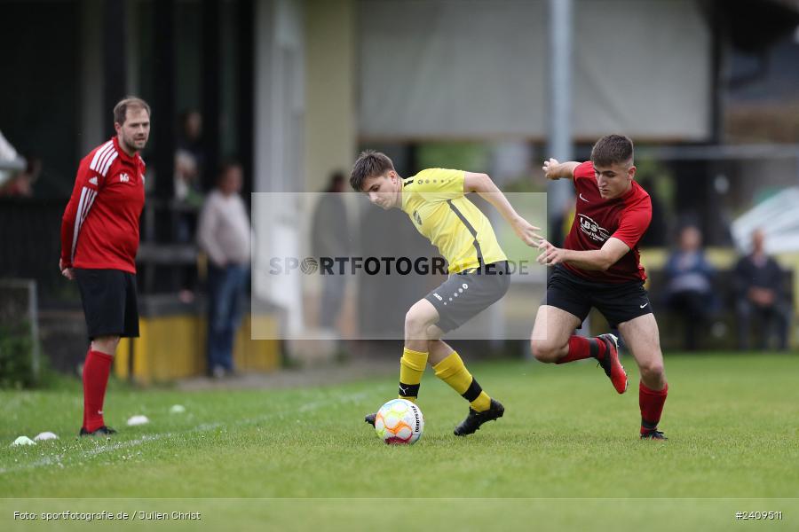 Sportgelände, Aura im Sinngrund, 17.05.2024, sport, action, BFV, Fussball, Mai 2024, Kreisklasse Würzburg Gr. 3, TUS, BCA, TuS Frammersbach II, BSC Aura - Bild-ID: 2409511