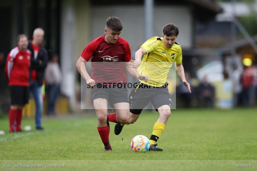 Sportgelände, Aura im Sinngrund, 17.05.2024, sport, action, BFV, Fussball, Mai 2024, Kreisklasse Würzburg Gr. 3, TUS, BCA, TuS Frammersbach II, BSC Aura - Bild-ID: 2409515