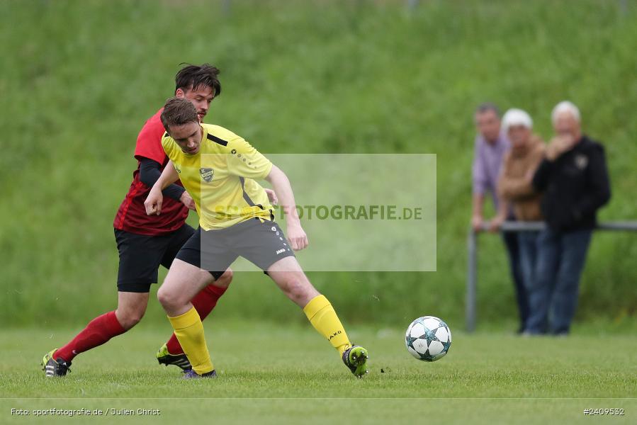 Sportgelände, Aura im Sinngrund, 17.05.2024, sport, action, BFV, Fussball, Mai 2024, Kreisklasse Würzburg Gr. 3, TUS, BCA, TuS Frammersbach II, BSC Aura - Bild-ID: 2409532