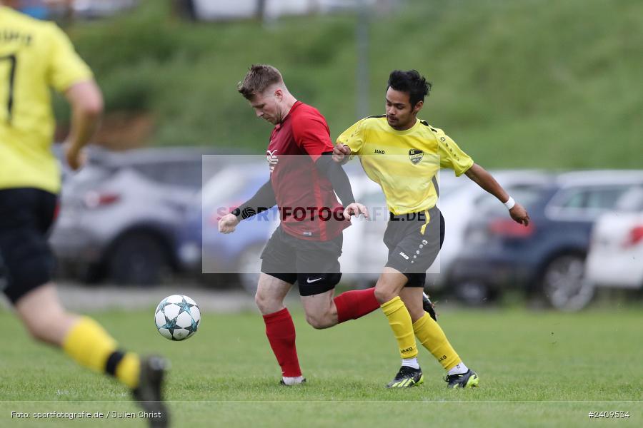 Sportgelände, Aura im Sinngrund, 17.05.2024, sport, action, BFV, Fussball, Mai 2024, Kreisklasse Würzburg Gr. 3, TUS, BCA, TuS Frammersbach II, BSC Aura - Bild-ID: 2409534