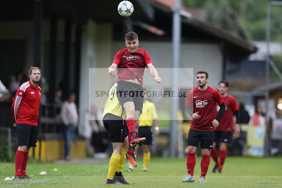 Sportgelände, Aura im Sinngrund, 17.05.2024, sport, action, BFV, Fussball, Mai 2024, Kreisklasse Würzburg Gr. 3, TUS, BCA, TuS Frammersbach II, BSC Aura - Bild-ID: 2409546