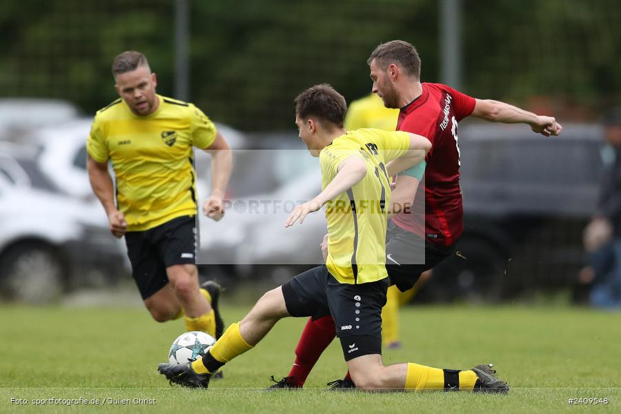 Sportgelände, Aura im Sinngrund, 17.05.2024, sport, action, BFV, Fussball, Mai 2024, Kreisklasse Würzburg Gr. 3, TUS, BCA, TuS Frammersbach II, BSC Aura - Bild-ID: 2409548