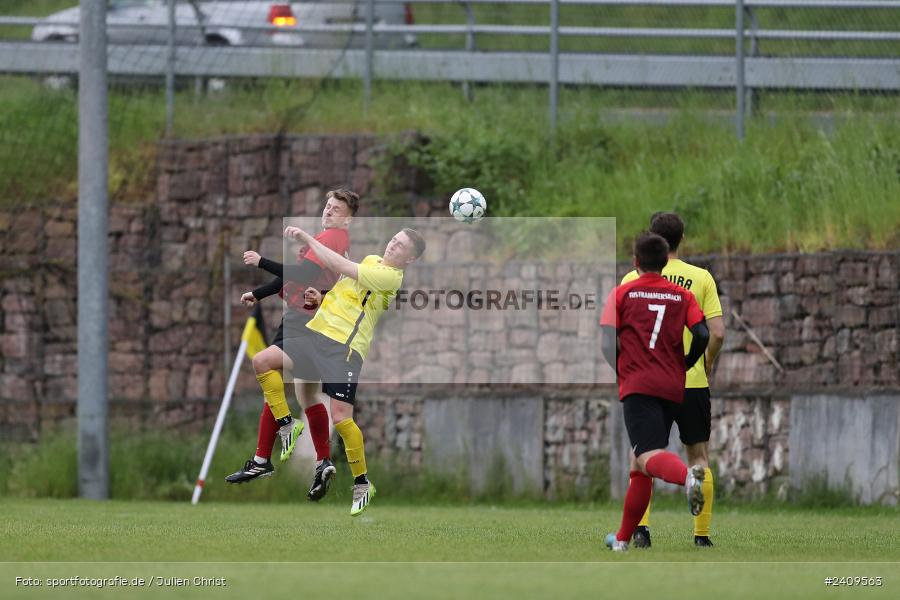 Sportgelände, Aura im Sinngrund, 17.05.2024, sport, action, BFV, Fussball, Mai 2024, Kreisklasse Würzburg Gr. 3, TUS, BCA, TuS Frammersbach II, BSC Aura - Bild-ID: 2409563