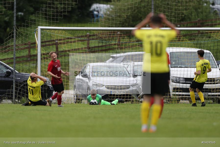 Sportgelände, Aura im Sinngrund, 17.05.2024, sport, action, BFV, Fussball, Mai 2024, Kreisklasse Würzburg Gr. 3, TUS, BCA, TuS Frammersbach II, BSC Aura - Bild-ID: 2409565