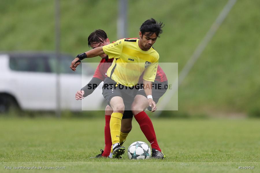 Sportgelände, Aura im Sinngrund, 17.05.2024, sport, action, BFV, Fussball, Mai 2024, Kreisklasse Würzburg Gr. 3, TUS, BCA, TuS Frammersbach II, BSC Aura - Bild-ID: 2409567