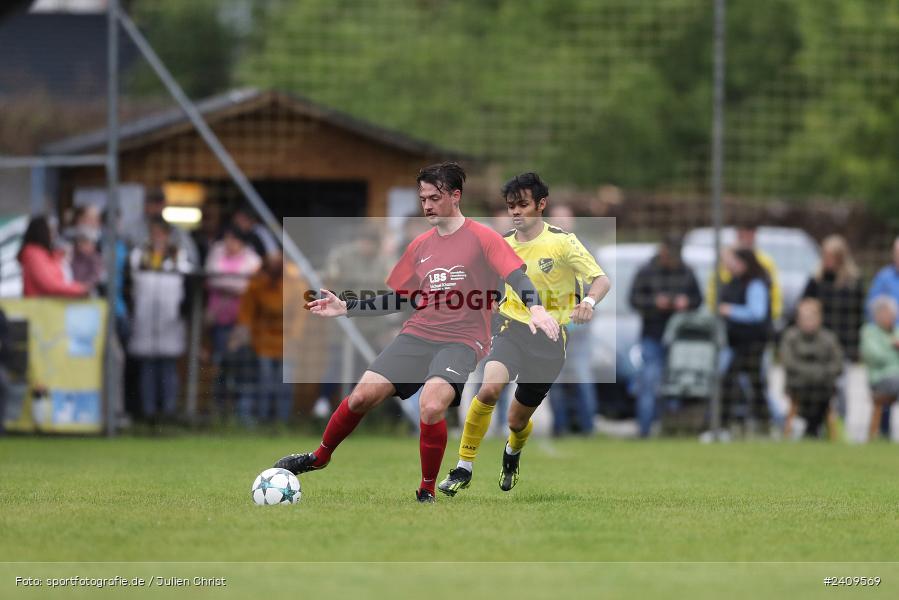 Sportgelände, Aura im Sinngrund, 17.05.2024, sport, action, BFV, Fussball, Mai 2024, Kreisklasse Würzburg Gr. 3, TUS, BCA, TuS Frammersbach II, BSC Aura - Bild-ID: 2409569