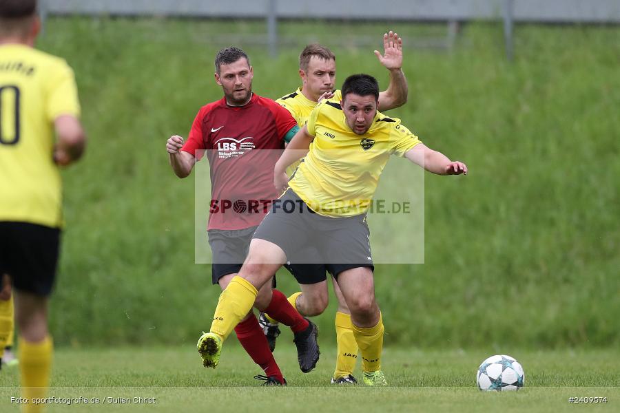 Sportgelände, Aura im Sinngrund, 17.05.2024, sport, action, BFV, Fussball, Mai 2024, Kreisklasse Würzburg Gr. 3, TUS, BCA, TuS Frammersbach II, BSC Aura - Bild-ID: 2409574