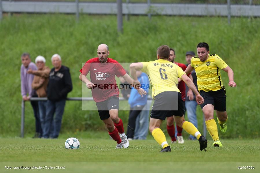 Sportgelände, Aura im Sinngrund, 17.05.2024, sport, action, BFV, Fussball, Mai 2024, Kreisklasse Würzburg Gr. 3, TUS, BCA, TuS Frammersbach II, BSC Aura - Bild-ID: 2409586 Sportgelände, Aura im Sinngrund, 17.05.2024, sport, action, BFV, Fussball, Mai 2024, Kreisklasse Würzburg Gr. 3, TUS, BCA, TuS Frammersbach II, BSC Aura - Bild-ID: 2409586