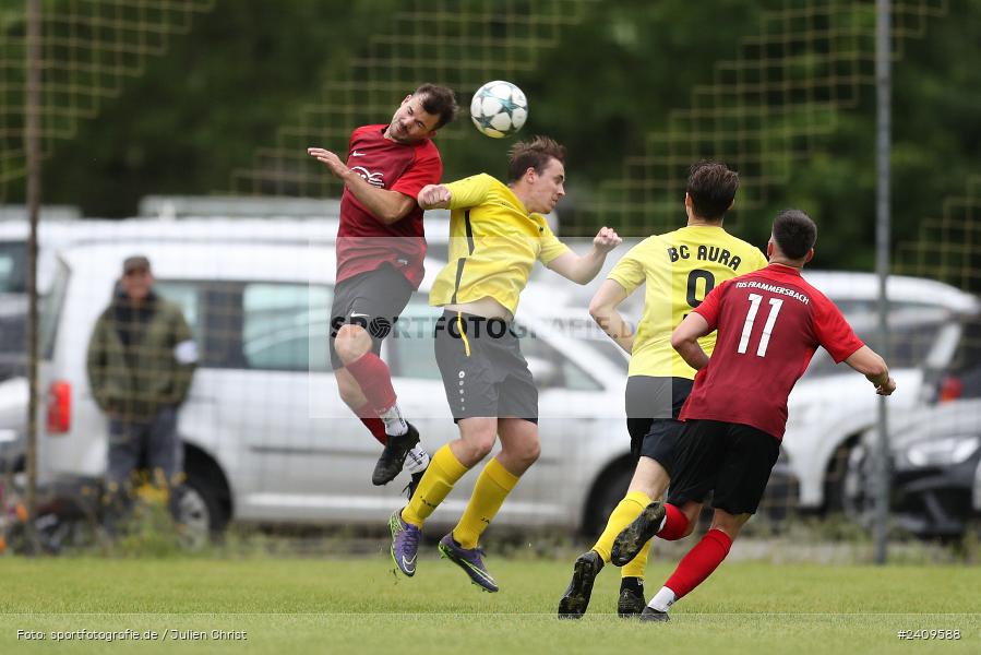 Sportgelände, Aura im Sinngrund, 17.05.2024, sport, action, BFV, Fussball, Mai 2024, Kreisklasse Würzburg Gr. 3, TUS, BCA, TuS Frammersbach II, BSC Aura - Bild-ID: 2409588 Sportgelände, Aura im Sinngrund, 17.05.2024, sport, action, BFV, Fussball, Mai 2024, Kreisklasse Würzburg Gr. 3, TUS, BCA, TuS Frammersbach II, BSC Aura - Bild-ID: 2409588