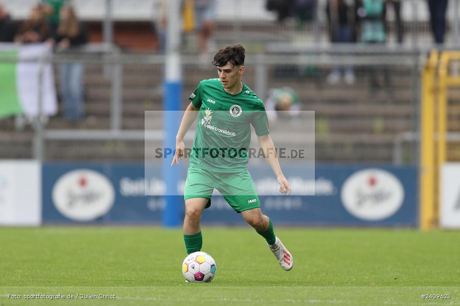 Stadion am Schönbusch, Aschaffenburg, 18.05.2024, sport, action, BFV, Fussball, Mai 2024, 34. Spieltag, Regionalliga Bayern, SVA, ANS, SpVgg Ansbach, SV Viktoria Aschaffenburg - Bild-ID: 2409623