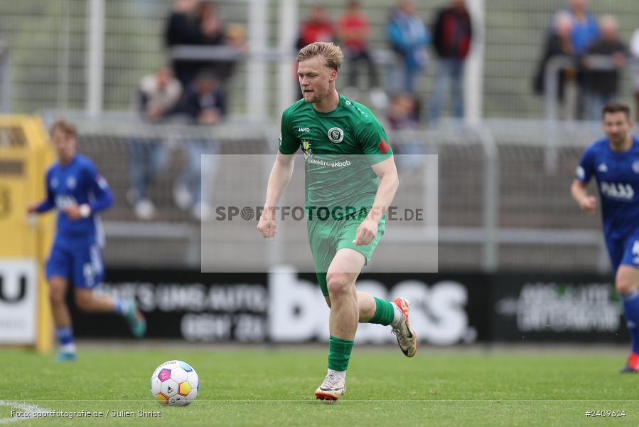 Stadion am Schönbusch, Aschaffenburg, 18.05.2024, sport, action, BFV, Fussball, Mai 2024, 34. Spieltag, Regionalliga Bayern, SVA, ANS, SpVgg Ansbach, SV Viktoria Aschaffenburg - Bild-ID: 2409624