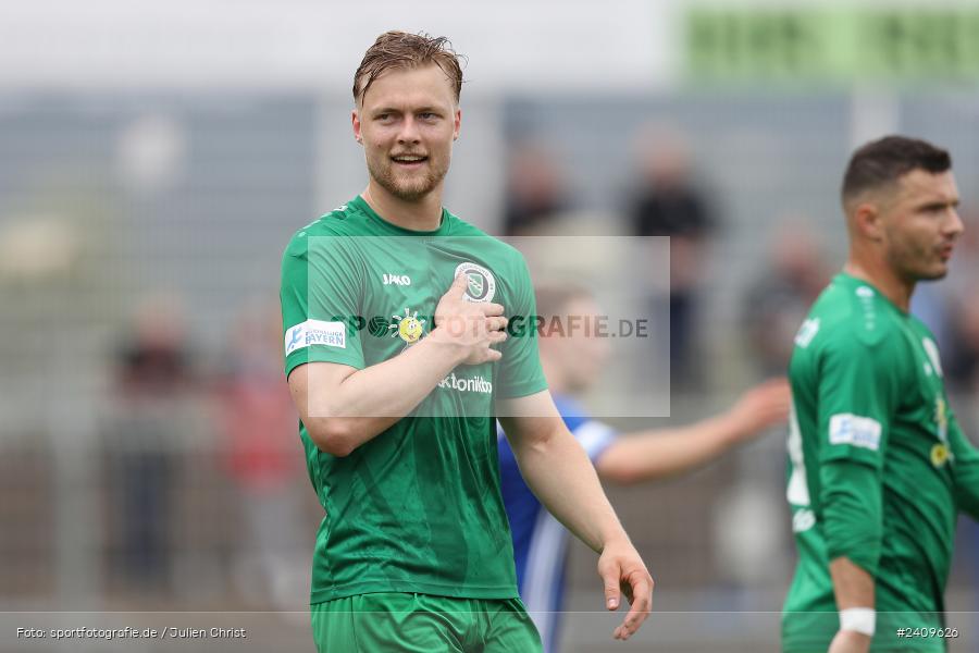 Stadion am Schönbusch, Aschaffenburg, 18.05.2024, sport, action, BFV, Fussball, Mai 2024, 34. Spieltag, Regionalliga Bayern, SVA, ANS, SpVgg Ansbach, SV Viktoria Aschaffenburg - Bild-ID: 2409626