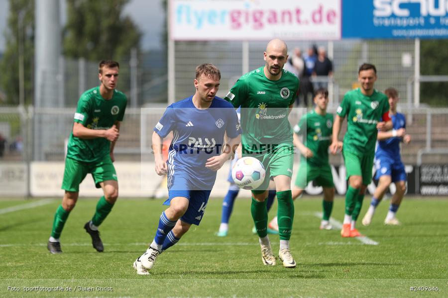 Stadion am Schönbusch, Aschaffenburg, 18.05.2024, sport, action, BFV, Fussball, Mai 2024, 34. Spieltag, Regionalliga Bayern, SVA, ANS, SpVgg Ansbach, SV Viktoria Aschaffenburg - Bild-ID: 2409646 Stadion am Schönbusch, Aschaffenburg, 18.05.2024, sport, action, BFV, Fussball, Mai 2024, 34. Spieltag, Regionalliga Bayern, SVA, ANS, SpVgg Ansbach, SV Viktoria Aschaffenburg - Bild-ID: 2409646