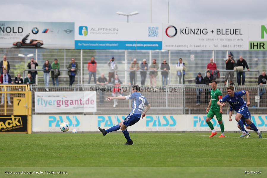 Stadion am Schönbusch, Aschaffenburg, 18.05.2024, sport, action, BFV, Fussball, Mai 2024, 34. Spieltag, Regionalliga Bayern, SVA, ANS, SpVgg Ansbach, SV Viktoria Aschaffenburg - Bild-ID: 2409647 Stadion am Schönbusch, Aschaffenburg, 18.05.2024, sport, action, BFV, Fussball, Mai 2024, 34. Spieltag, Regionalliga Bayern, SVA, ANS, SpVgg Ansbach, SV Viktoria Aschaffenburg - Bild-ID: 2409647