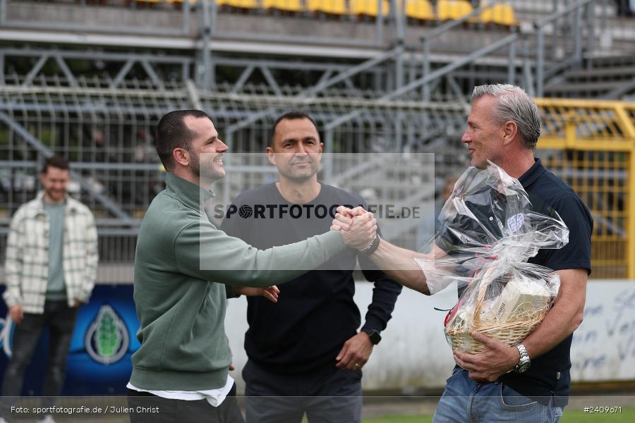Stadion am Schönbusch, Aschaffenburg, 18.05.2024, sport, action, BFV, Fussball, Mai 2024, 34. Spieltag, Regionalliga Bayern, SVA, ANS, SpVgg Ansbach, SV Viktoria Aschaffenburg - Bild-ID: 2409671