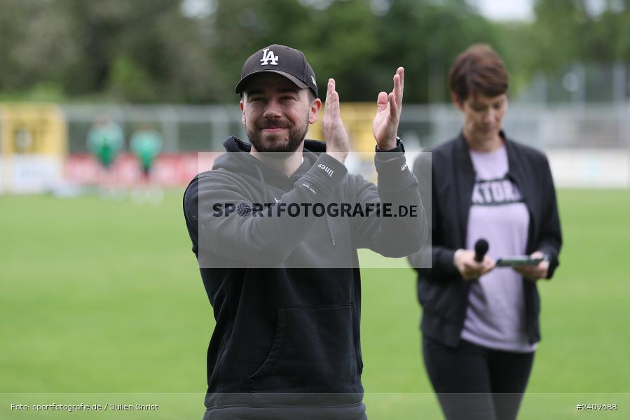 Stadion am Schönbusch, Aschaffenburg, 18.05.2024, sport, action, BFV, Fussball, Mai 2024, 34. Spieltag, Regionalliga Bayern, SVA, ANS, SpVgg Ansbach, SV Viktoria Aschaffenburg - Bild-ID: 2409688
