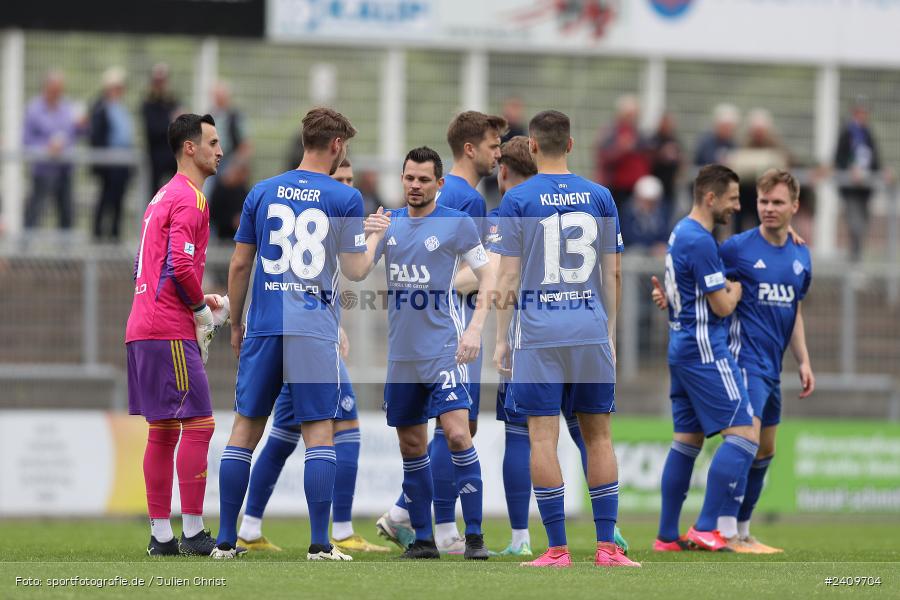 Stadion am Schönbusch, Aschaffenburg, 18.05.2024, sport, action, BFV, Fussball, Mai 2024, 34. Spieltag, Regionalliga Bayern, SVA, ANS, SpVgg Ansbach, SV Viktoria Aschaffenburg - Bild-ID: 2409704