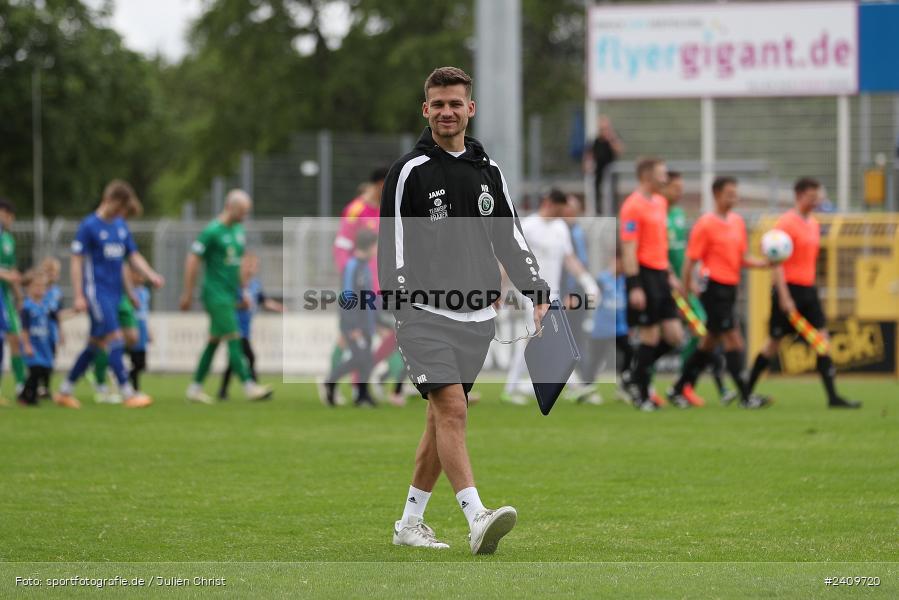 Stadion am Schönbusch, Aschaffenburg, 18.05.2024, sport, action, BFV, Fussball, Mai 2024, 34. Spieltag, Regionalliga Bayern, SVA, ANS, SpVgg Ansbach, SV Viktoria Aschaffenburg - Bild-ID: 2409720