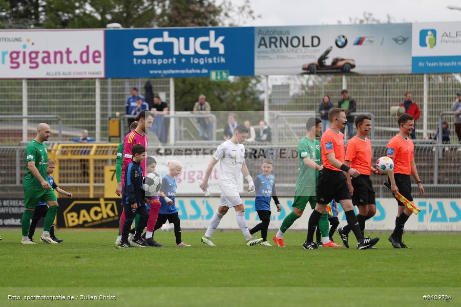 Stadion am Schönbusch, Aschaffenburg, 18.05.2024, sport, action, BFV, Fussball, Mai 2024, 34. Spieltag, Regionalliga Bayern, SVA, ANS, SpVgg Ansbach, SV Viktoria Aschaffenburg - Bild-ID: 2409724
