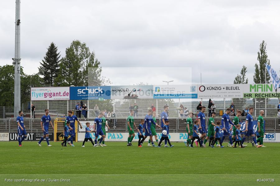 Stadion am Schönbusch, Aschaffenburg, 18.05.2024, sport, action, BFV, Fussball, Mai 2024, 34. Spieltag, Regionalliga Bayern, SVA, ANS, SpVgg Ansbach, SV Viktoria Aschaffenburg - Bild-ID: 2409728