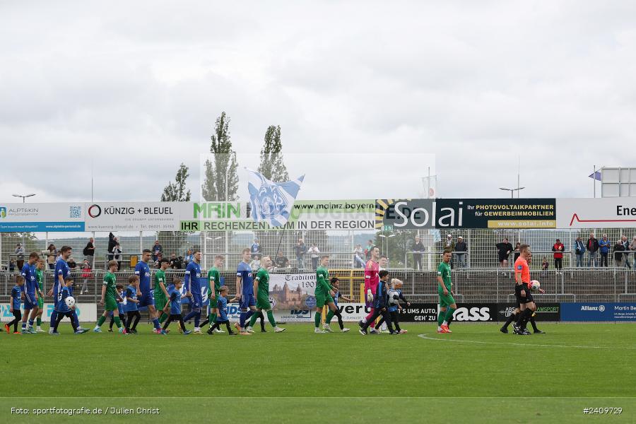 Stadion am Schönbusch, Aschaffenburg, 18.05.2024, sport, action, BFV, Fussball, Mai 2024, 34. Spieltag, Regionalliga Bayern, SVA, ANS, SpVgg Ansbach, SV Viktoria Aschaffenburg - Bild-ID: 2409729