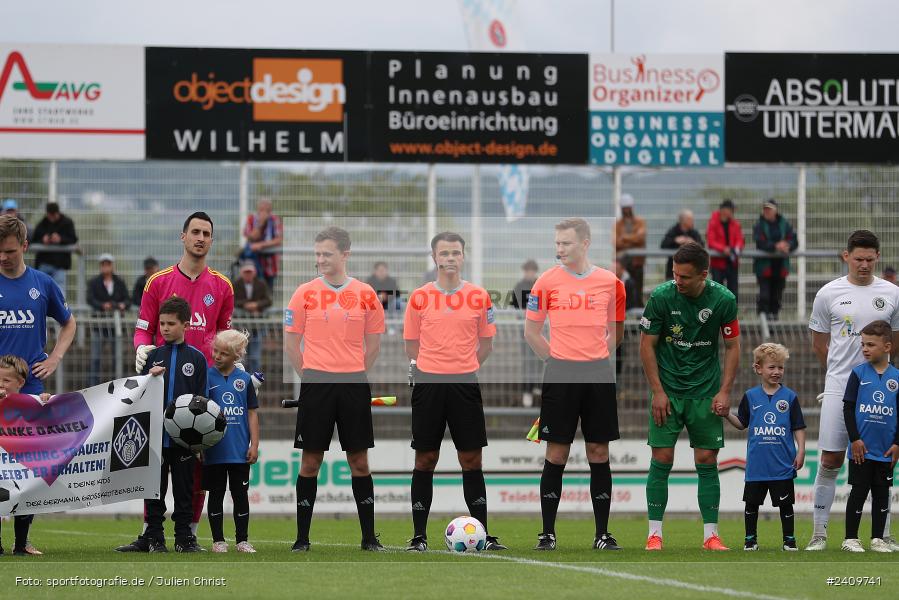 Stadion am Schönbusch, Aschaffenburg, 18.05.2024, sport, action, BFV, Fussball, Mai 2024, 34. Spieltag, Regionalliga Bayern, SVA, ANS, SpVgg Ansbach, SV Viktoria Aschaffenburg - Bild-ID: 2409741