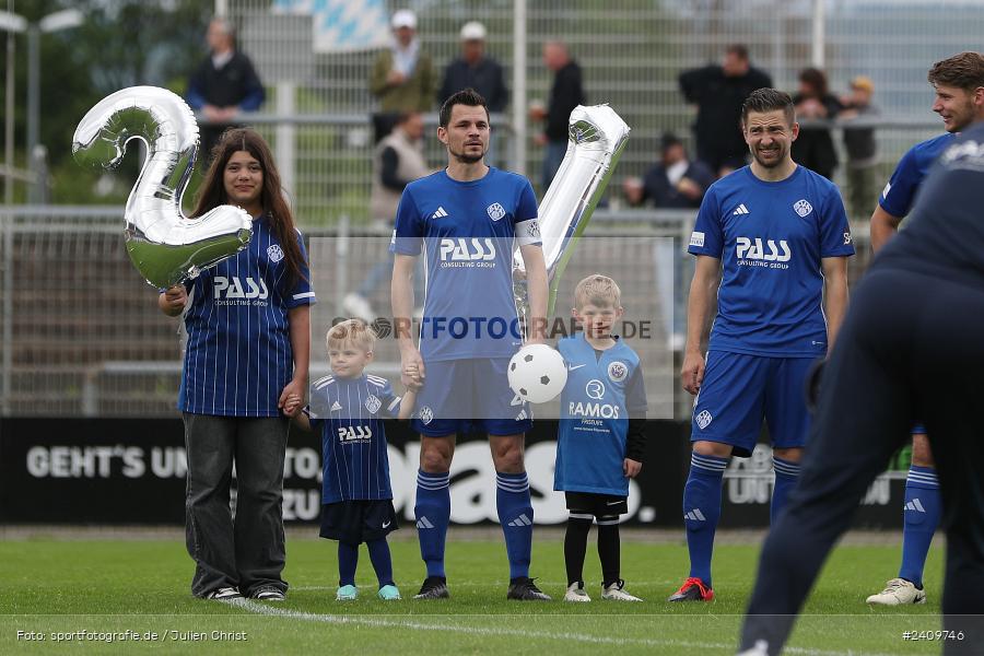 Stadion am Schönbusch, Aschaffenburg, 18.05.2024, sport, action, BFV, Fussball, Mai 2024, 34. Spieltag, Regionalliga Bayern, SVA, ANS, SpVgg Ansbach, SV Viktoria Aschaffenburg - Bild-ID: 2409746