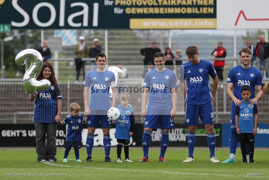 Stadion am Schönbusch, Aschaffenburg, 18.05.2024, sport, action, BFV, Fussball, Mai 2024, 34. Spieltag, Regionalliga Bayern, SVA, ANS, SpVgg Ansbach, SV Viktoria Aschaffenburg - Bild-ID: 2409747