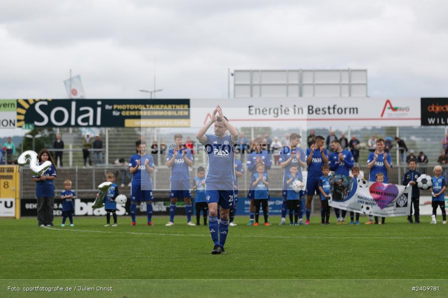 Stadion am Schönbusch, Aschaffenburg, 18.05.2024, sport, action, BFV, Fussball, Mai 2024, 34. Spieltag, Regionalliga Bayern, SVA, ANS, SpVgg Ansbach, SV Viktoria Aschaffenburg - Bild-ID: 2409781