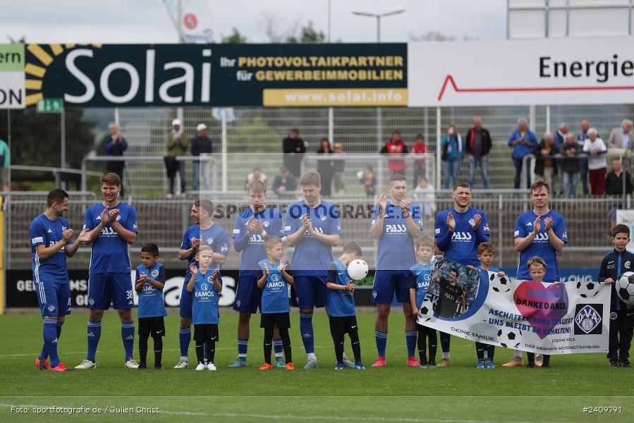 Stadion am Schönbusch, Aschaffenburg, 18.05.2024, sport, action, BFV, Fussball, Mai 2024, 34. Spieltag, Regionalliga Bayern, SVA, ANS, SpVgg Ansbach, SV Viktoria Aschaffenburg - Bild-ID: 2409791