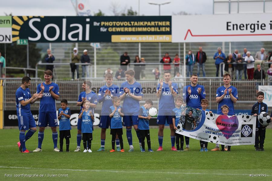 Stadion am Schönbusch, Aschaffenburg, 18.05.2024, sport, action, BFV, Fussball, Mai 2024, 34. Spieltag, Regionalliga Bayern, SVA, ANS, SpVgg Ansbach, SV Viktoria Aschaffenburg - Bild-ID: 2409792
