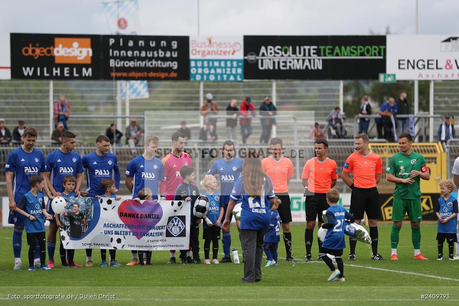 Stadion am Schönbusch, Aschaffenburg, 18.05.2024, sport, action, BFV, Fussball, Mai 2024, 34. Spieltag, Regionalliga Bayern, SVA, ANS, SpVgg Ansbach, SV Viktoria Aschaffenburg - Bild-ID: 2409793