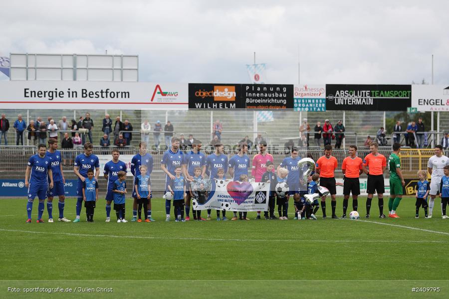 Stadion am Schönbusch, Aschaffenburg, 18.05.2024, sport, action, BFV, Fussball, Mai 2024, 34. Spieltag, Regionalliga Bayern, SVA, ANS, SpVgg Ansbach, SV Viktoria Aschaffenburg - Bild-ID: 2409795