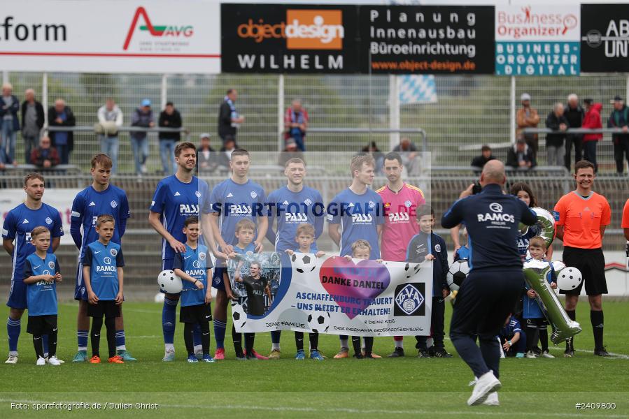 Stadion am Schönbusch, Aschaffenburg, 18.05.2024, sport, action, BFV, Fussball, Mai 2024, 34. Spieltag, Regionalliga Bayern, SVA, ANS, SpVgg Ansbach, SV Viktoria Aschaffenburg - Bild-ID: 2409800