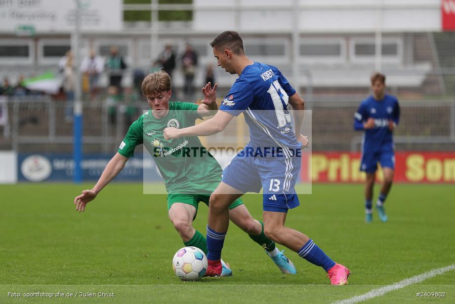 Stadion am Schönbusch, Aschaffenburg, 18.05.2024, sport, action, BFV, Fussball, Mai 2024, 34. Spieltag, Regionalliga Bayern, SVA, ANS, SpVgg Ansbach, SV Viktoria Aschaffenburg - Bild-ID: 2409802