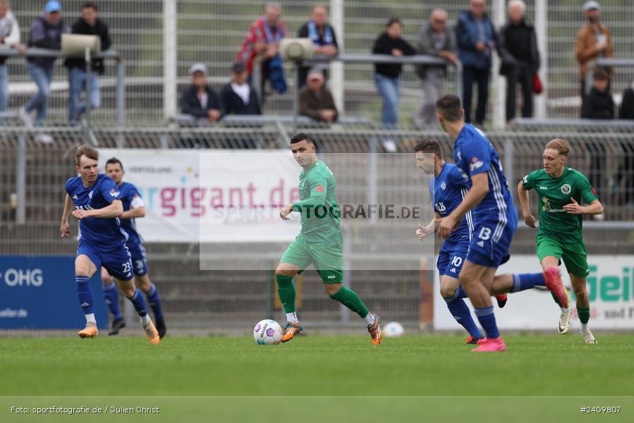 Stadion am Schönbusch, Aschaffenburg, 18.05.2024, sport, action, BFV, Fussball, Mai 2024, 34. Spieltag, Regionalliga Bayern, SVA, ANS, SpVgg Ansbach, SV Viktoria Aschaffenburg - Bild-ID: 2409807