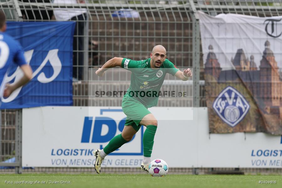 Stadion am Schönbusch, Aschaffenburg, 18.05.2024, sport, action, BFV, Fussball, Mai 2024, 34. Spieltag, Regionalliga Bayern, SVA, ANS, SpVgg Ansbach, SV Viktoria Aschaffenburg - Bild-ID: 2409818