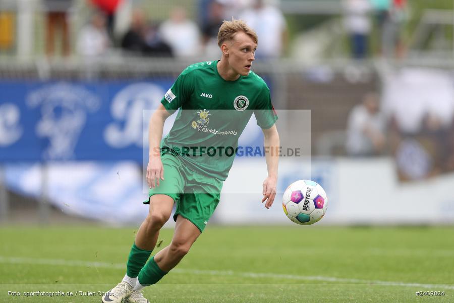 Stadion am Schönbusch, Aschaffenburg, 18.05.2024, sport, action, BFV, Fussball, Mai 2024, 34. Spieltag, Regionalliga Bayern, SVA, ANS, SpVgg Ansbach, SV Viktoria Aschaffenburg - Bild-ID: 2409824