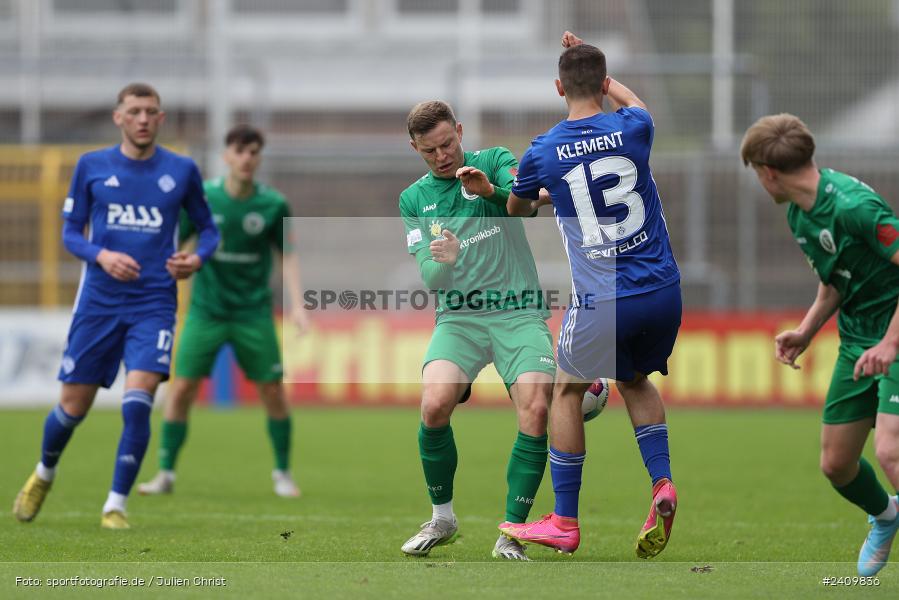 Stadion am Schönbusch, Aschaffenburg, 18.05.2024, sport, action, BFV, Fussball, Mai 2024, 34. Spieltag, Regionalliga Bayern, SVA, ANS, SpVgg Ansbach, SV Viktoria Aschaffenburg - Bild-ID: 2409836